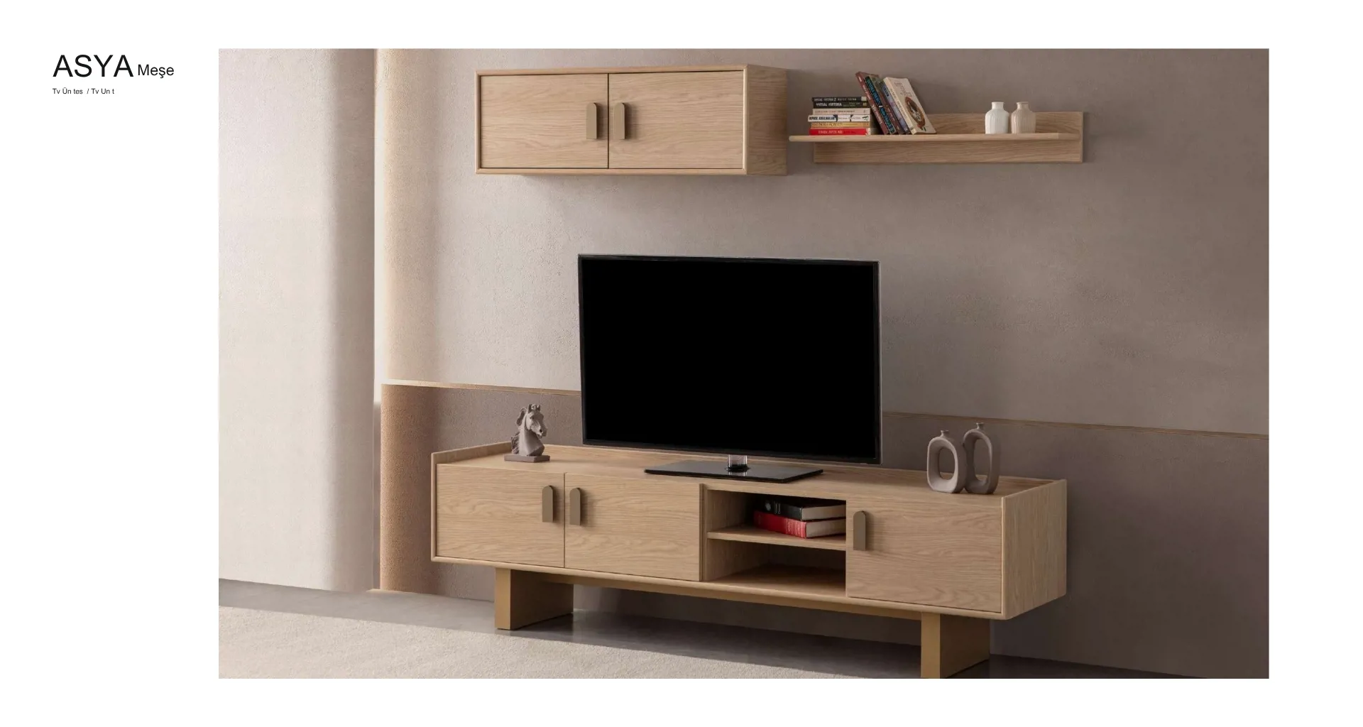Asya Meşe Tv Ünitesi