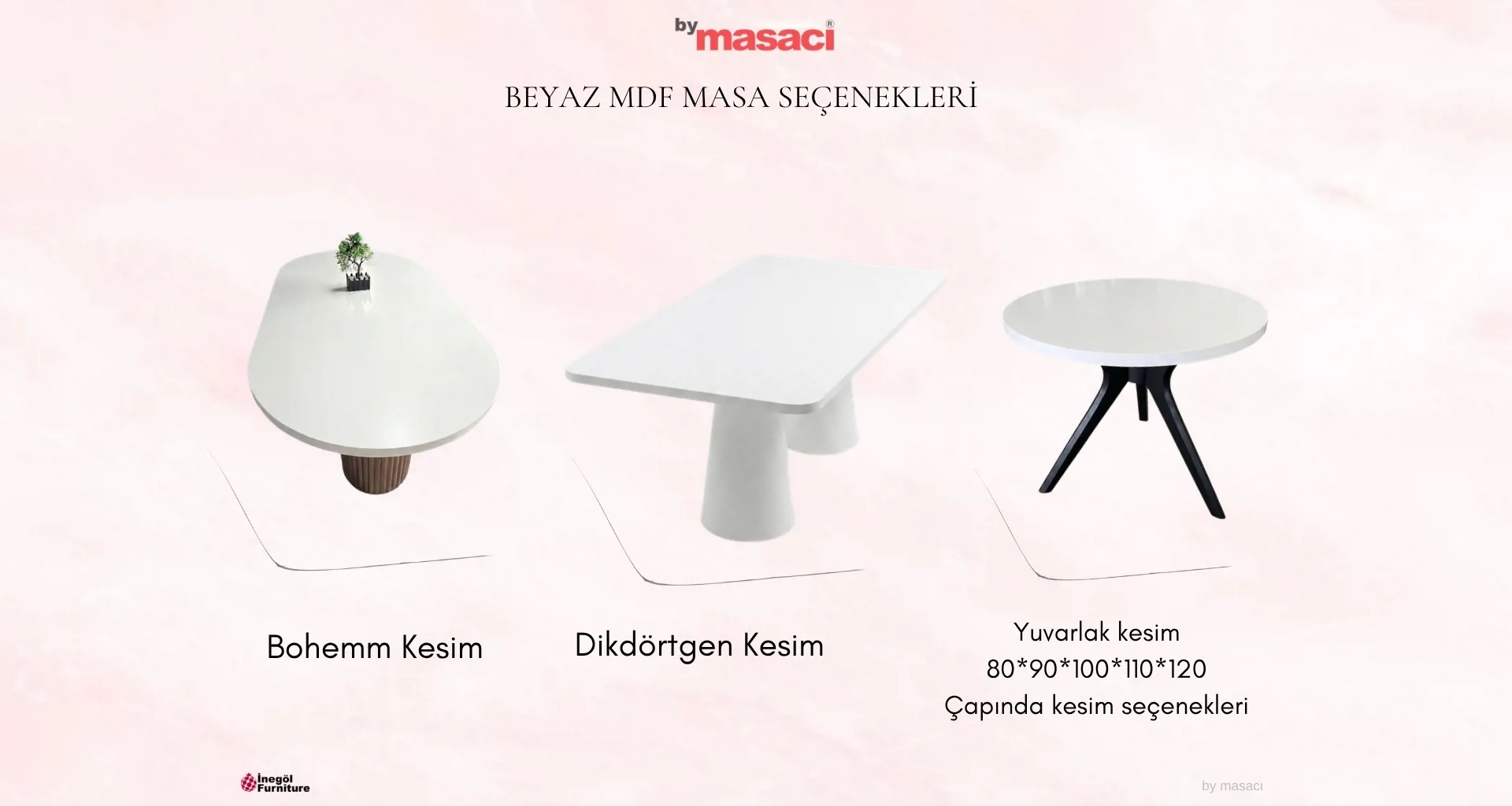 Beyaz Mdf Masa Çeşitleri