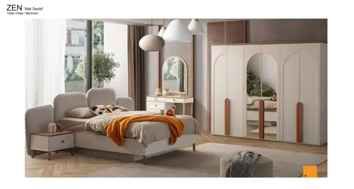 Zen Mat Sedef Yatak Odası