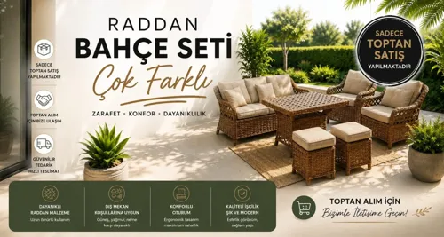Raddan Bahçe Seti