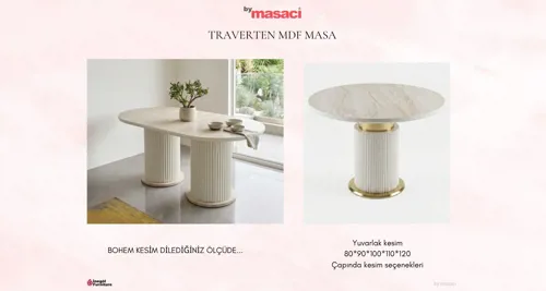 Trawenten Mdf Masa Çeşitleri 