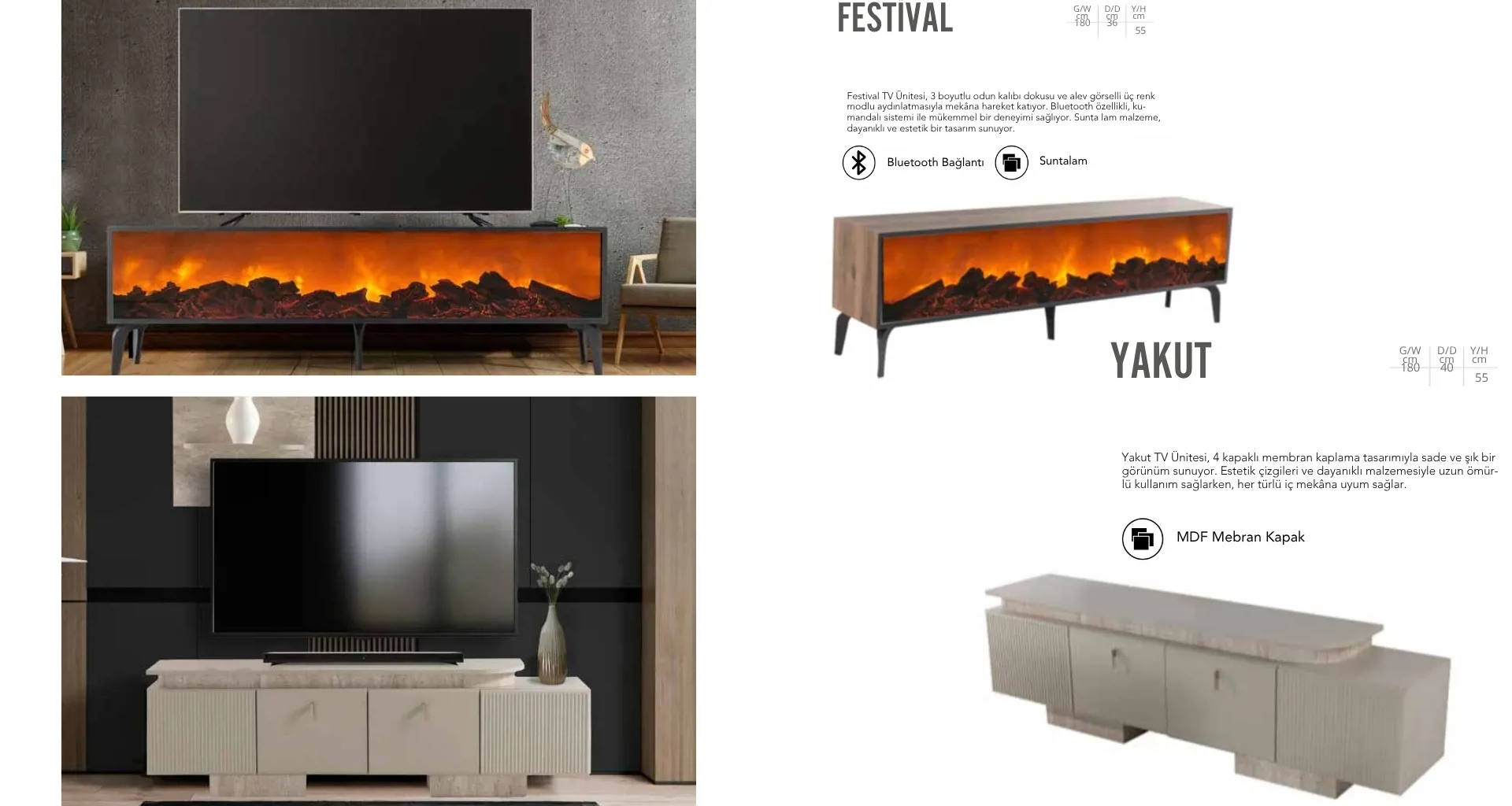 Festival ve Yakut Tv Ünitesi
