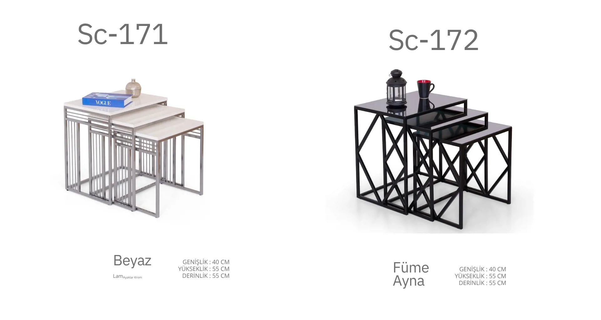 Sc-171 ve Sc-172 Sehpa 