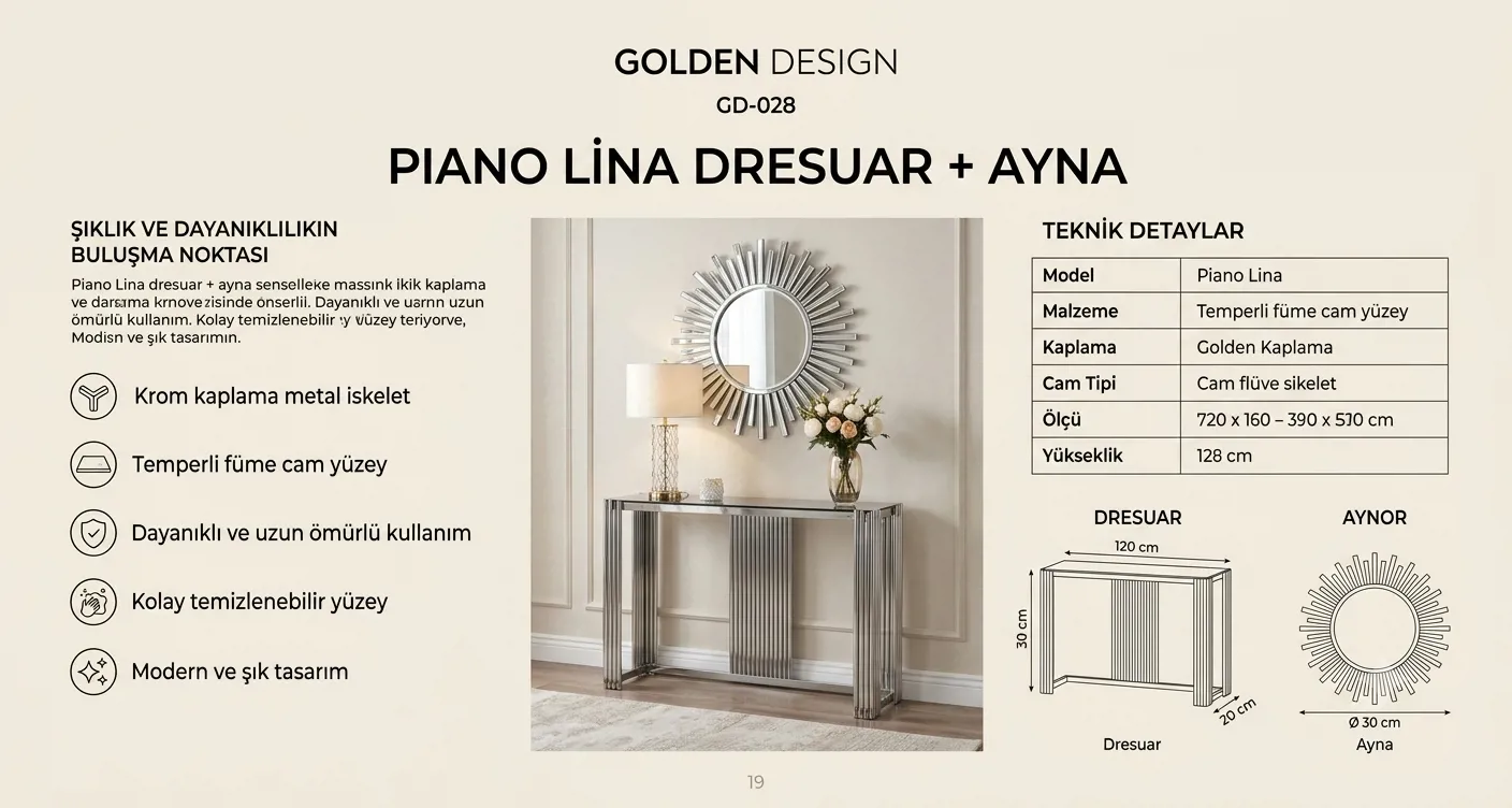Piano Lina Dresuar + Ayna