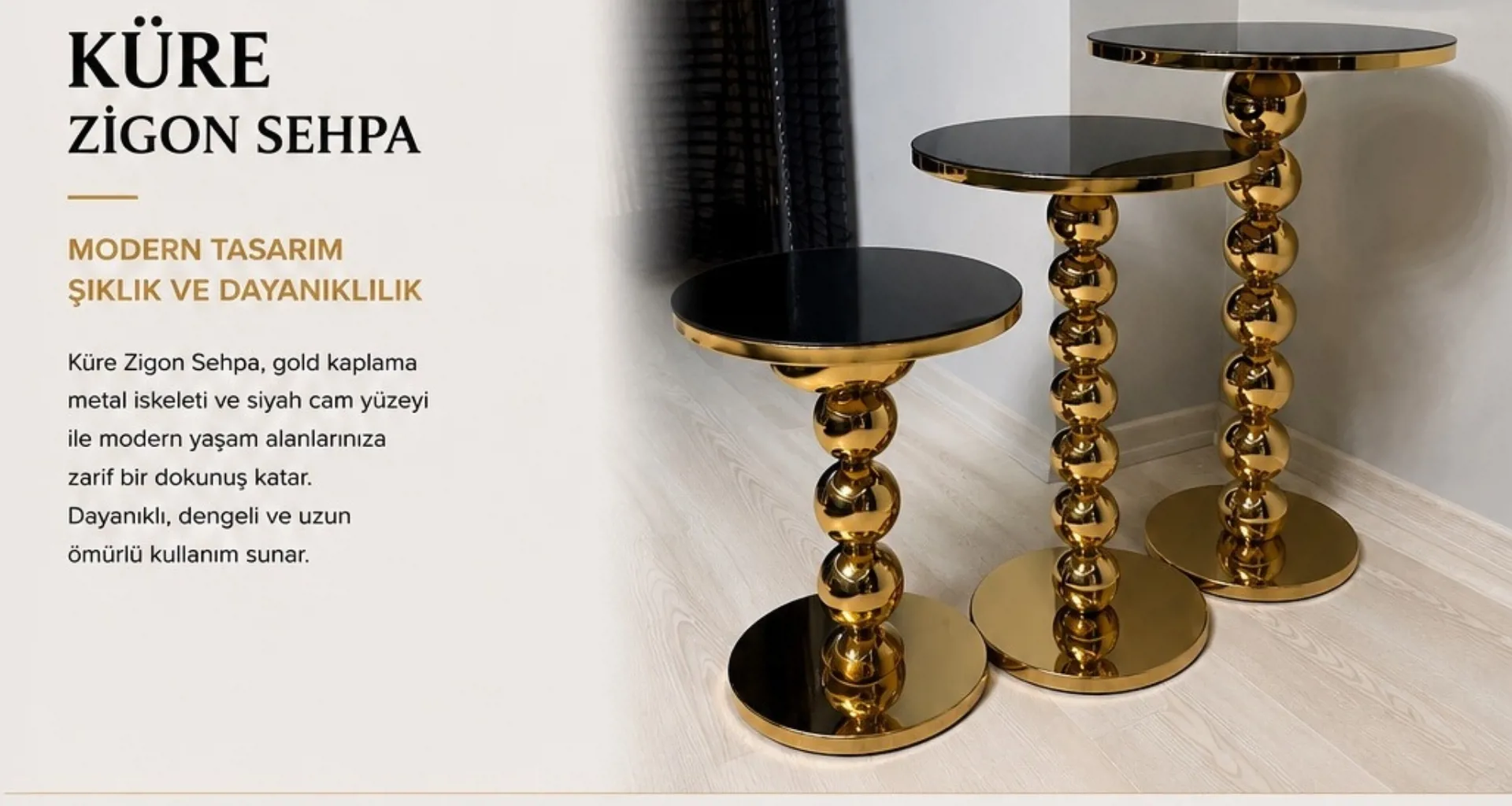 Küre Ziğon Sehpa