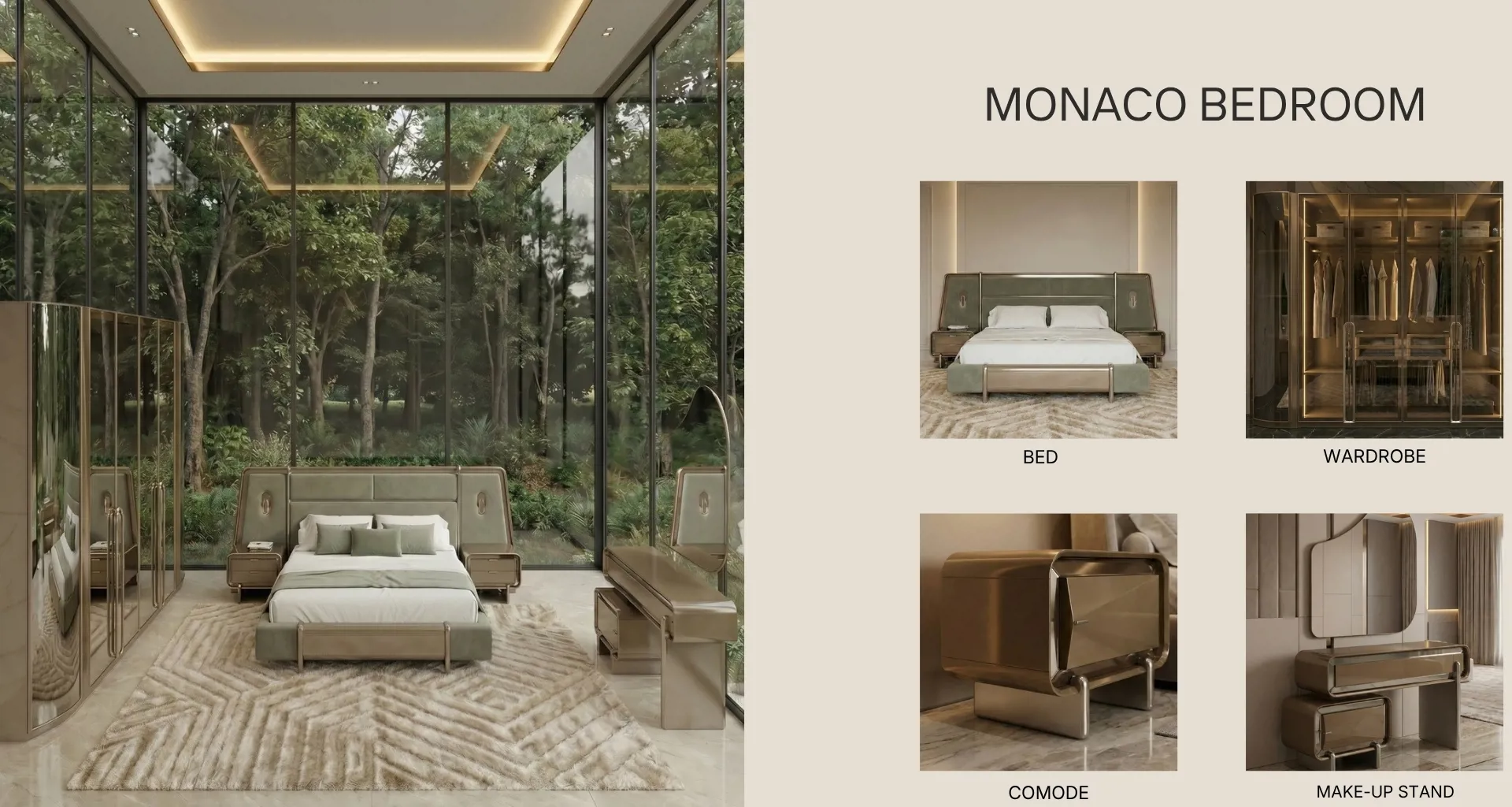 Monaco Yatak Odası
