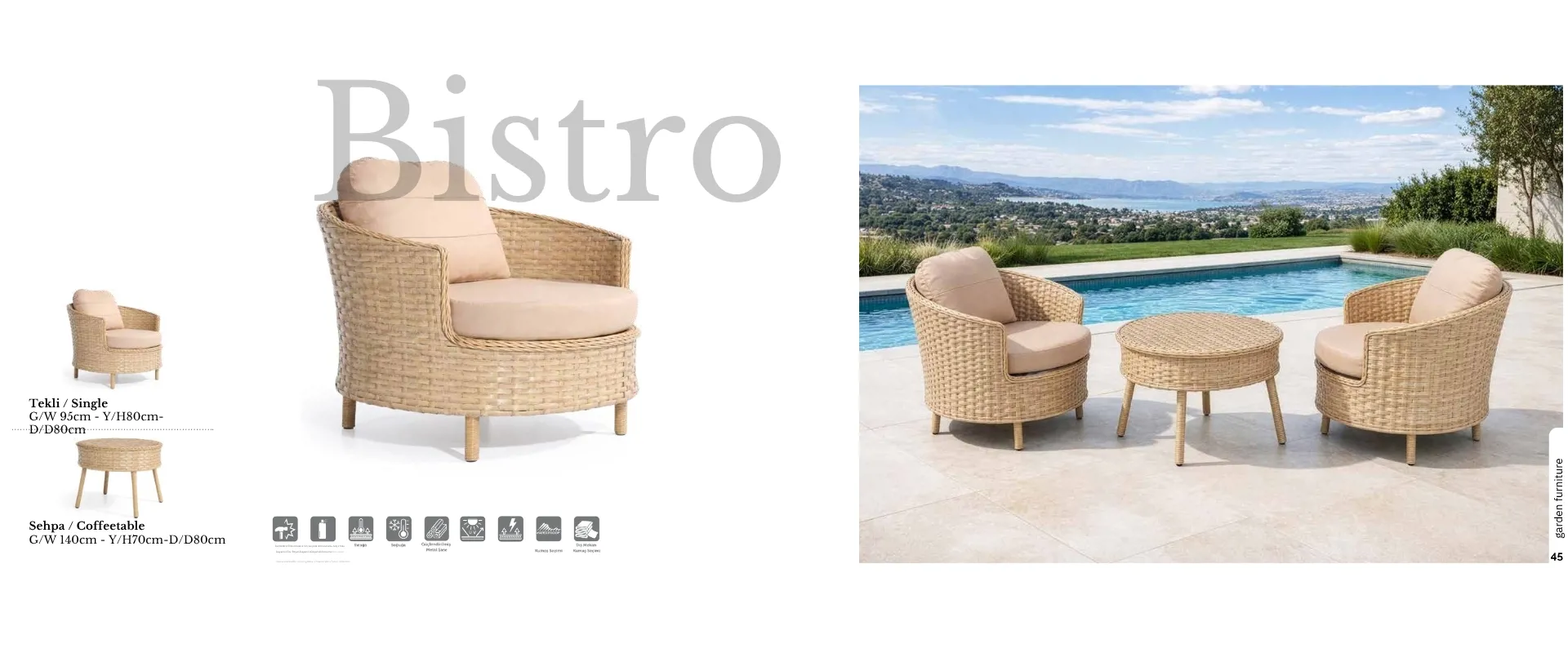 Bistro Bahçe Takımı