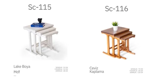Sc-115 ve Sc-116 Sehpa