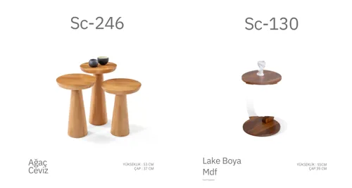 Sc-246 ve Sc-130 Sehpa 