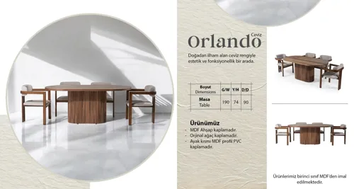 Ceviz Orlando Masa