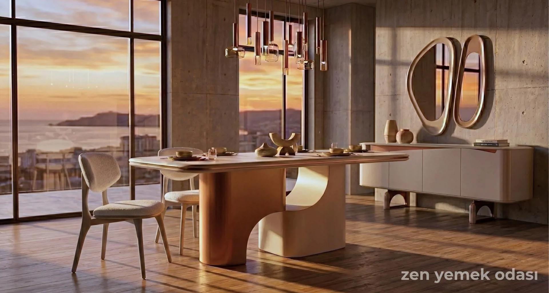 Zen Yemek Odası Takımı