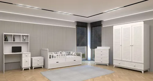 Karyolalı Bebek Odası Takımı